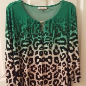 Calvin Klein Animal Print Tunic